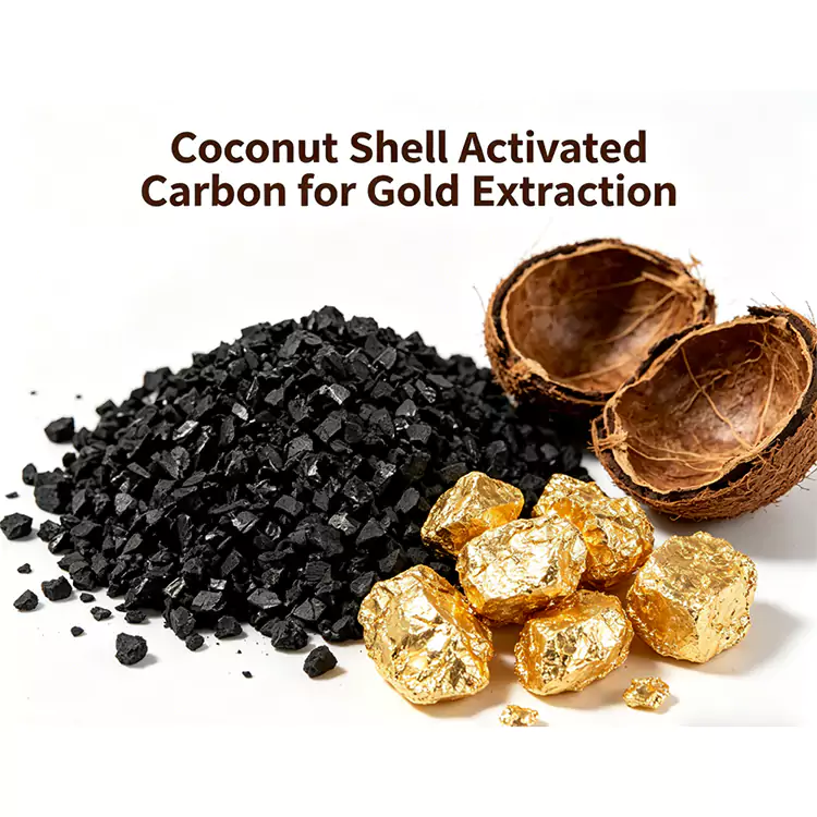 Carbón activado con cáscara de coco para la minería de oro